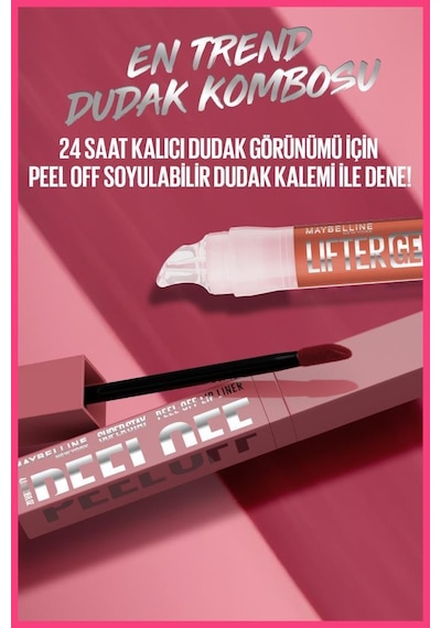 Super Stay Dudak Tinti Peel Off 001 Aura&lifter Gel Dudak Parlatıcı 007 Vanilla Horchata Dudak Kombo pktpeeloffliftergel1-11362 01 Aura+007 Vanilla Horchata