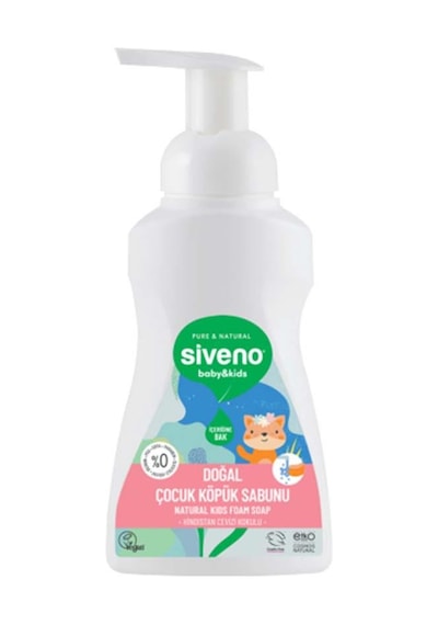 Siveno Zeytinyağlı Kids Köpük Sabun 250 Ml