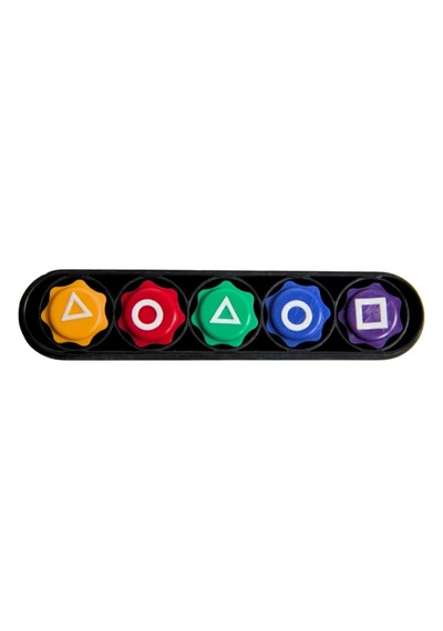 Mey İthalat Squid Games 5 Taş Oyunu Plastik Çubuk