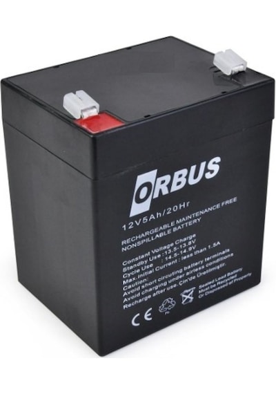 Yamaha Rx135 Kıng Akü, Kuru Tip, Susuz, Orbus 12 V 5 Amp