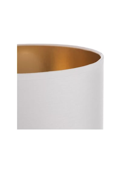 Levaillant Krem Abajur Şapka & Başlık - İçi Gold Kaplama, 30 Cm Çap, 21 Cm Yükseklik - Özel Üretim & Kusursuz Diğer