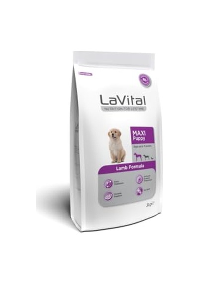 Maxi Puppy Lamb Kuzu Etli Yavru Köpek Sı, 15 Kg 100 G