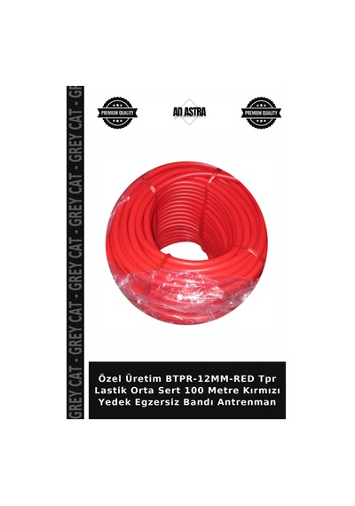 Özel Üretim Btpr-12mm-red Tpr Lastik Orta Sert 100 Metre Kırmızı Yedek Egzersiz Bandı Antrenman Diğer