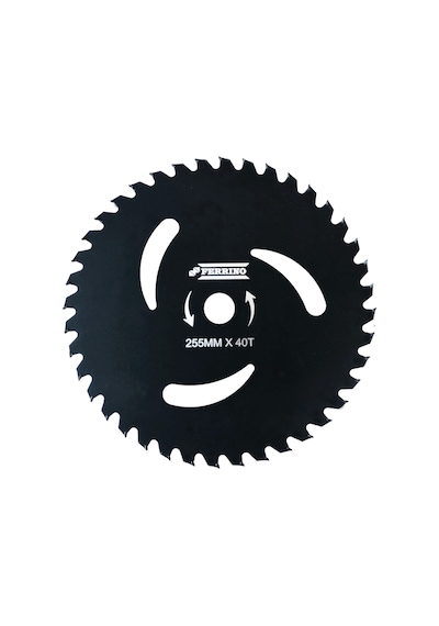Ferrino Motorlu Tırpan 3d Daire Elmas Bıçak Testere 255mm Siyah