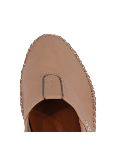 Napa Shoes Nefes Alan Hakiki Deri Rahat Taban Kadın Casual Ayakkabı Napa-108 Bej