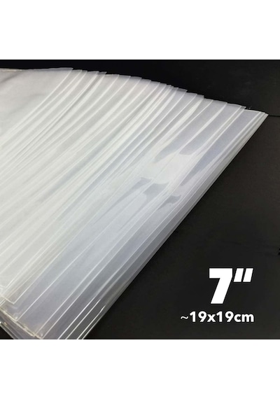 Çıtırtılı Sesler 45'lik 7" Plak Koruma Naylonu 19x19 Cm 25 Adet