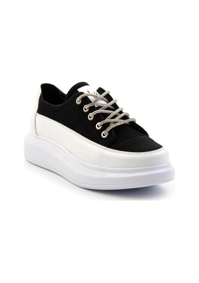 Siyah Kadın Sneaker K01179222237 Siyah
