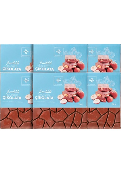 Fındıklı Bol Sütlü Tablet Çikolata 70 Gr