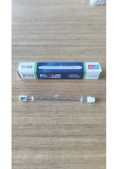 Klaus J-118 300w Halojen Çubuk Ampul 220-240v