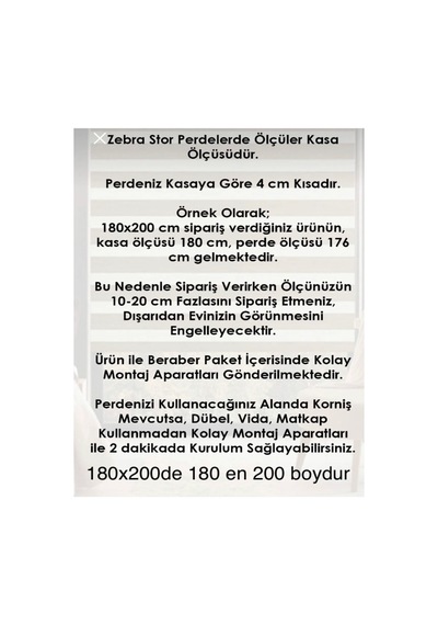 Beyaz Renk Çift Mekanizmalı Tül Ve Stor Zebra Perde Kırık Beyaz - 97209528 Kırık Beyaz