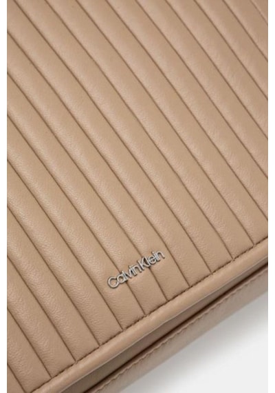 Calvin Klein Mını Lıne Quılt Shoulder Bag-7366 Kahverengi