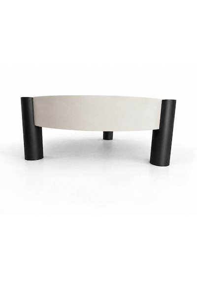 Noryn Yuvarlak Orta Sehpa Çap 90cm Aytaşı Ve Siyah Renk Metal Ayak 35cm Modern Tasarım Dekoratif Aytaşı - Siyah Noryn Yuvarlak Orta Sehpa Çap 90cm Aytaşı Ve Siyah Renk Metal Ayak 35cm Modern Tasarım Dekoratif Aytaşı - Siyah
