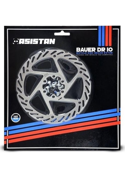 Asistan Bauer Dr10 Rotor160mm-steel 6 Vida Mtb Performans Rotor Siyah