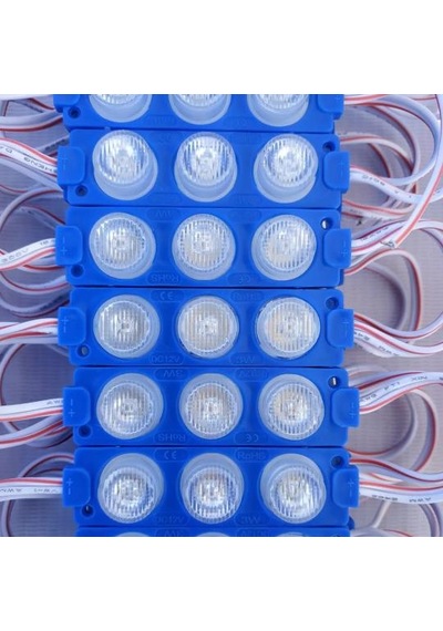 12v 3w Mavi Modül Led 20 Adet