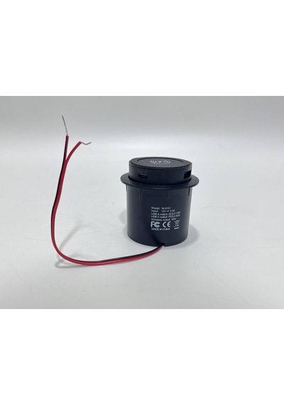W-0101 Kablosuz Type-c Usb Portlu Araç Şarj Soketi Adaptörü 12v-24v