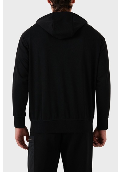 Armani Exchange Erkek Kapüşonlu Sweatshirt - Siyah Black