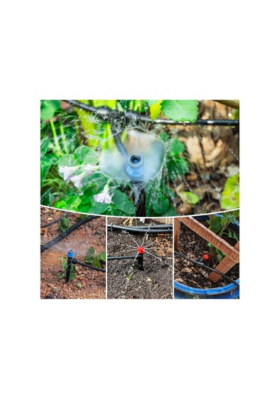 Tr 32'li Paket Yeni Kolay Bağlantı Damla Yayıcı Spreyler 1/4 Damla Sulama Borusu 16 Adet Hızlı Bağlantı Vericil