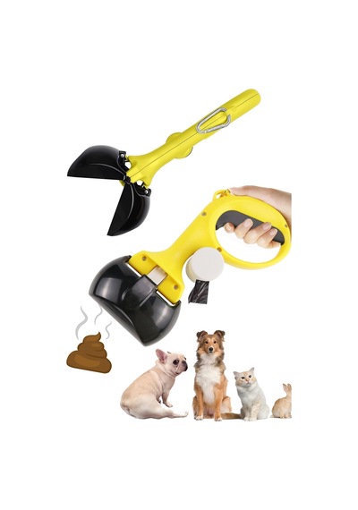 Kedi Köpek Dışkı Toplama Tabancası Pratik Kolay Kullanım Dışkı Toplama Aleti