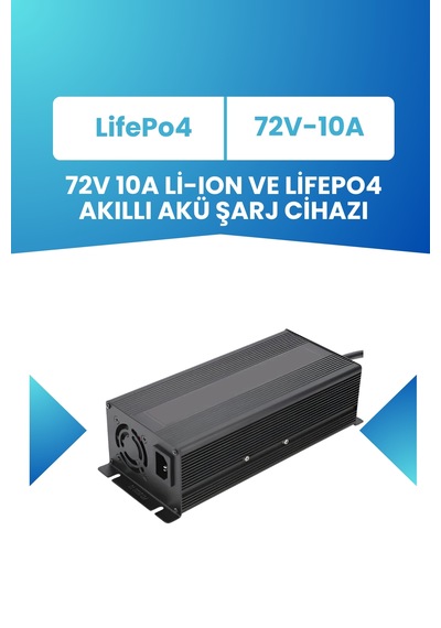 72v Lifepo₄ Batarya İçin 87.6v 10a Uzun Ömürlü Akıllı Şarj Aleti