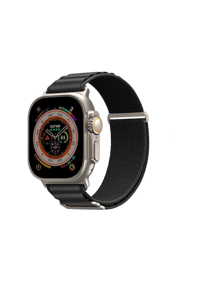 Watch 7 45mm Kordon Skinarma Kobu Hasır Strap Kayış Siyah