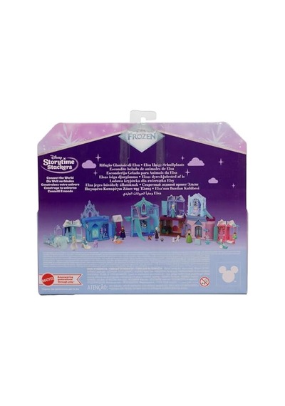 Mattel Disney Karlar Ülkesi Elsa Küçük Bebek Ve Kış Hayvanları Oyun Seti, Tilki İle Kuş Gibi Hayvan Figürleri, Kaydırak Ve Aksesuarlar, Hikaye Alanları Sevimli Hayvan Dostlar, Jfg29
