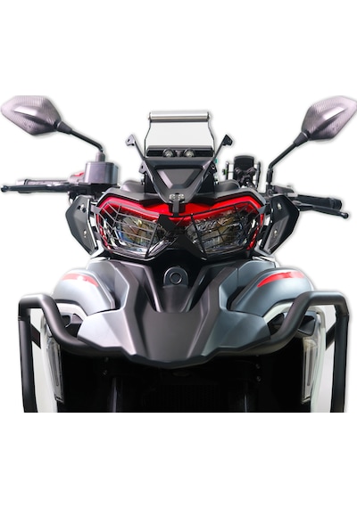 GP Kompozit Benelli TRK 702 X 2024 Uyumlu Far Koruma Siyah