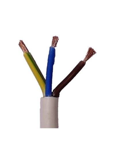 Bakır Kablo 10 Metre Ttr Kablo 3X0.75 Mm Bakır