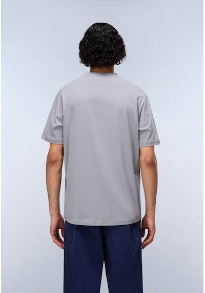 Napapijri S-small Box Ss Erkek T-shirt-31966 Açık Gri