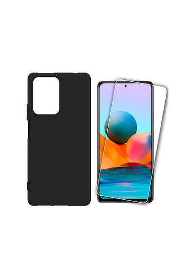 Xiaomi Mi 11t Uyumlu Kılıf Esnek Silikon Telefon Kılıfı Ve Temperli Cam Ekran Koruyucu