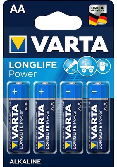 Varta Longlife Power 4906 LR6 Blister AA Kalem Pil 4 x 20'li