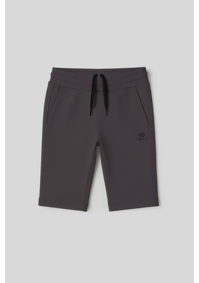 Tommylife Antrasit Standart Fit Basic Performans Erkek Çocuk Şort - 11303 Antrasit