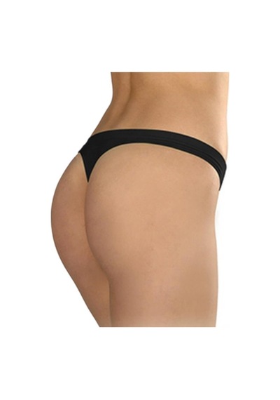 3 Adet Elite Life Bayan String Tanga Slip Külot 820 Siyah
