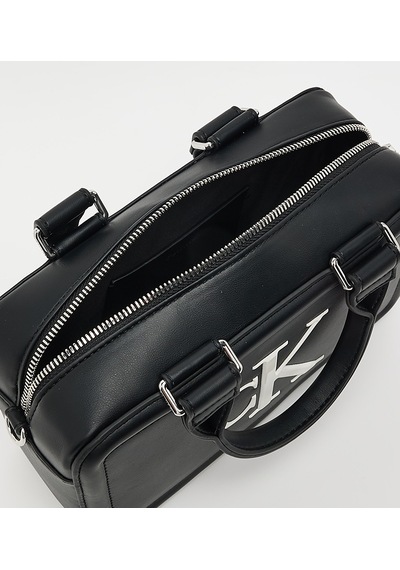 Calvin Klein Lv04f3411g3l2 Bold Ck Elongated Kadın El Çantası Siyah -Beyaz