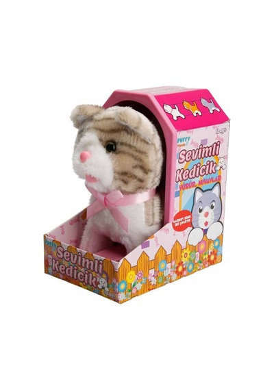 Nessiworld Jamina Sevimli Peluş Kedicik Beyaz