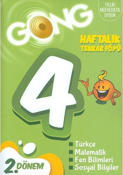 4.sınıf 2.dönem Haftalık Tekrar Föyü - 16 Fasikül - Tüm Dersler - Matematik - Türkçe - Hayat Bilgisi