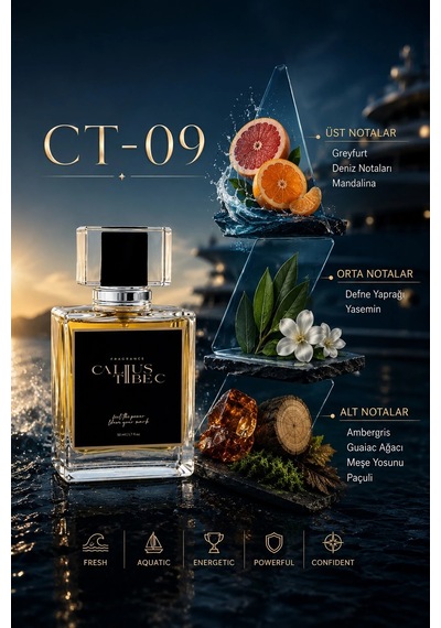 Calius Tibec Ct-09 Erkek Parfüm EDP 50 ML