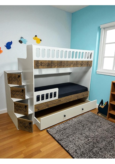 Pretty Mdf Çelik Profilli Yavrulu Ranza Cb M2