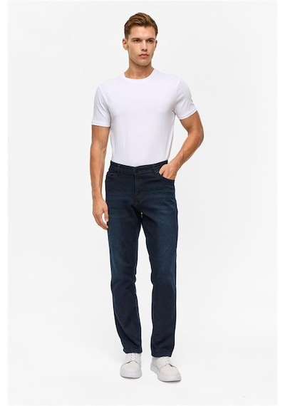Süvari Mavi Regular Denim Pantolon Mavi