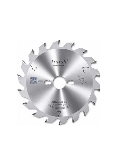 Finish Elmas Uçlu Kanal Freze Bıçağı 200x5,0x30 Diş 18