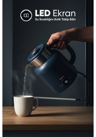 Fressi KT-01 1.5 L Elektrikli Su Isıtıcı Kettle