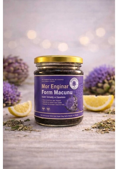 Mor Enginar Bitkisel Macun 240g Doğal Bitkisel Karışım 1 Li