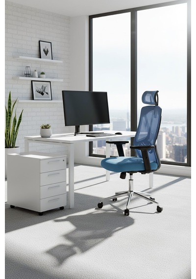 Ofisbazaar Dolphin Siyah Fileli Yönetici Koltuğu Ergonomik Başlıklı Ofis Koltuğu Açık Mavi Mavi Ofisbazaar Dolphin Siyah Fileli Yönetici Koltuğu Ergonomik Başlıklı Ofis Koltuğu Açık Mavi Mavi