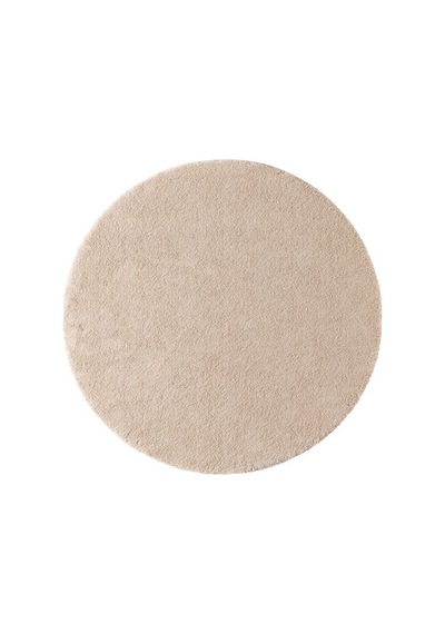 Ikea Stoense Yuvarlak Halı, Kırık Beyaz, 130 Cm, Yuvarlak