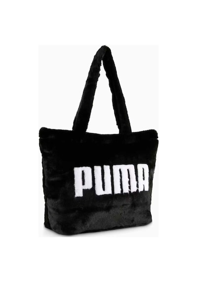 Puma Up Faux Fur Shopper Siyah Çanta 09171201 Siyah