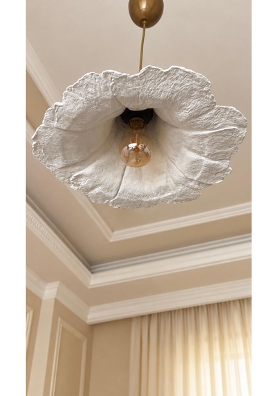 Lioraa Lighting Flos Velia 39 Cm Sarkıt Avize Kırık Beyaz