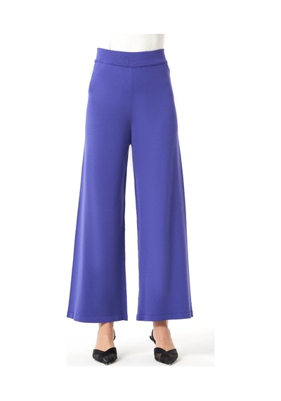 Mizalle Bsc Rayon Triko Mor Pantolon Mor