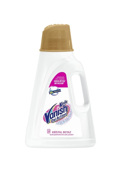 Kosla Vanish Multipower Beyazlar için Sıvı Leke Çıkarıcı & Deterjan 2700 ML