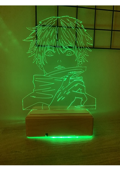 Jujutsu Kaisen Satoru Gojo 16 Renk Gece Lambası