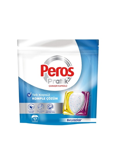 Peros Beyazlar Pratik Çamaşır Kapsülü 17'li 275 G - 6 Adet Tarı