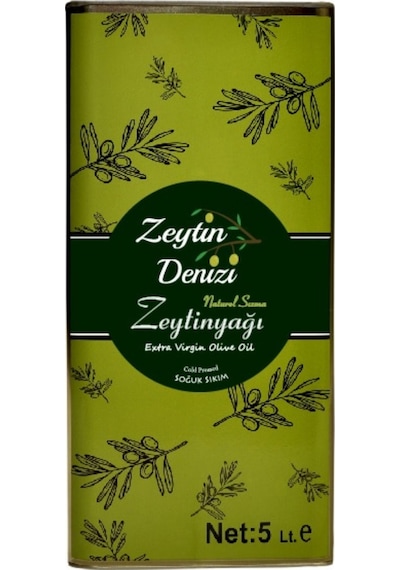 Zeytin Denizi Soğuk Sıkım Naturel Sızma Zeytinyağı 5 L